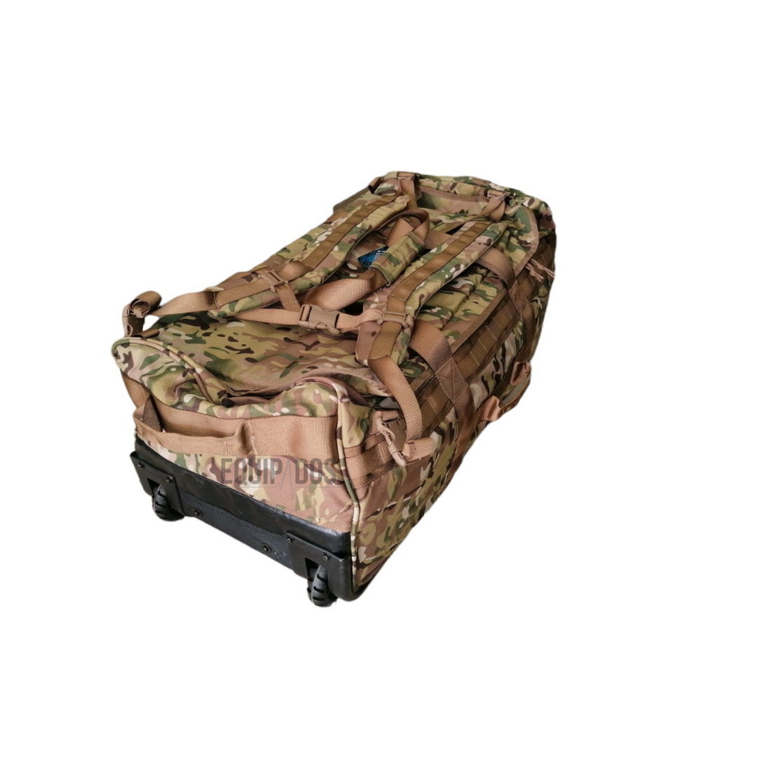 Bolso de transporte militar con ruedas Multicam