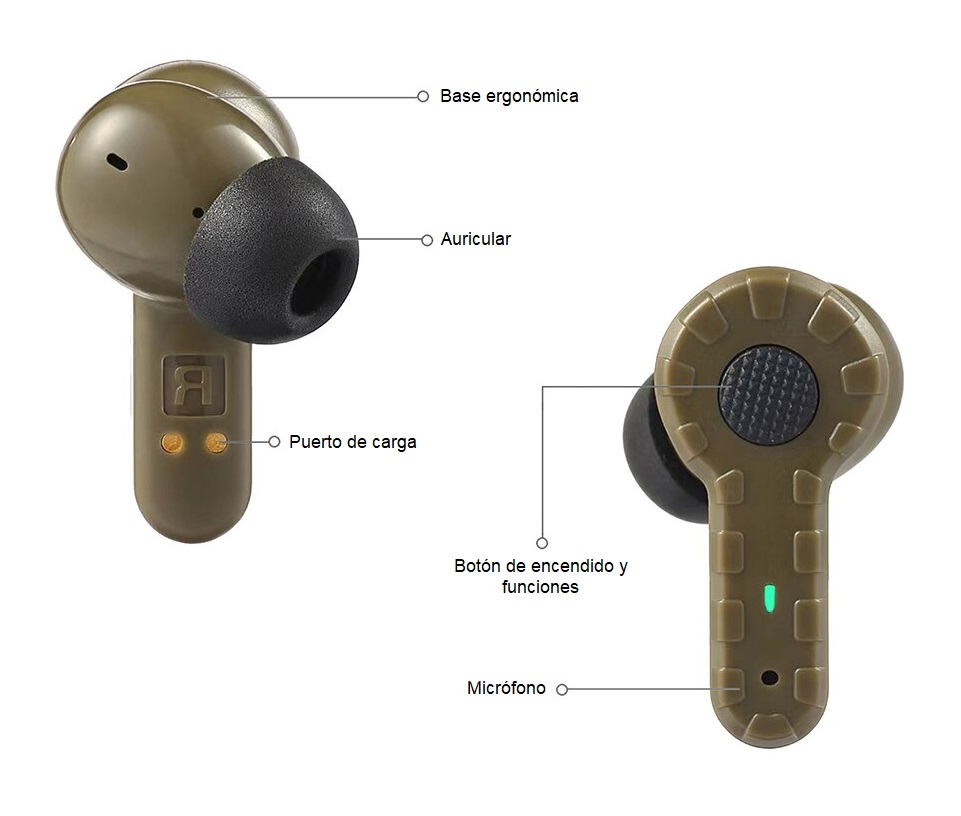 Protector electrónico auditivo Arm Next Totems in-ear