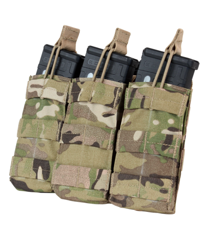 MA27: Triple pouch open-top para mag M4/M16