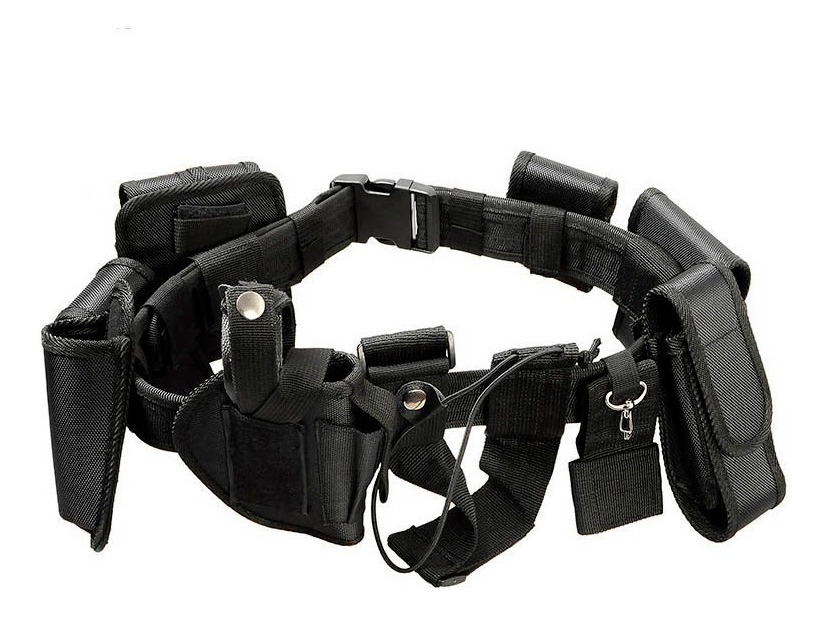 Cinturón táctico completo con accesorios