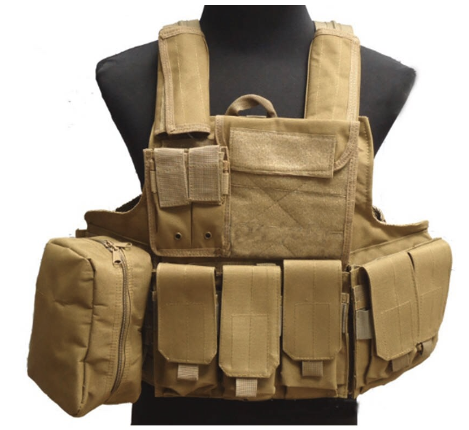 Chaleco táctico modelo ciras (airsoft)