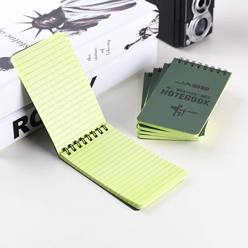 Libreta a prueba de agua Verde
