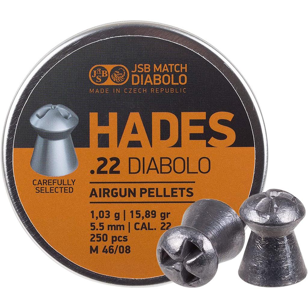 Postón JSB Hades Diabolo Cal. 5.5X mm 15,89 gr. (250 uds.)