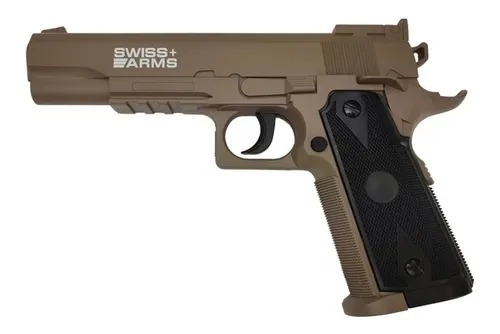 Pistola CO2 Balín de acero Swiss Arms P1911 Match