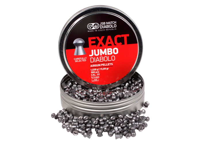 Postón JSB Exact Jumbo Diabolo Cal 5.5X mm 15,89 gr. (500 uds.)
