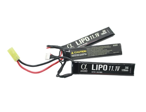 Batería LiPo 11,1v. 20C 1200mAh Tri Panel Alpha Series