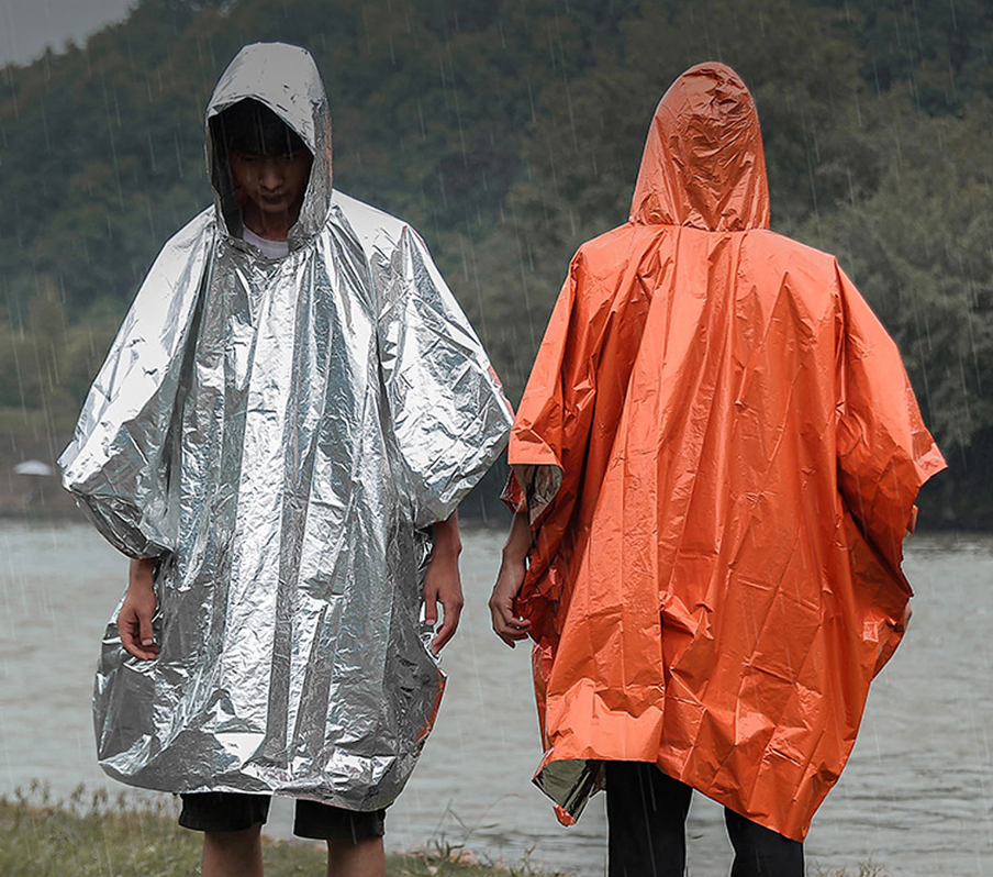 Poncho térmico de emergencia