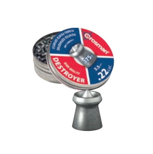Postón Crosman Destroyer DES22 5.5 mm 14,3 gr. (175 uds.)