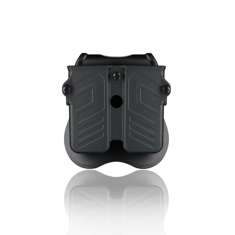 Porta cargador universal Cytac 9 mm. / .40 / .45 color negro 