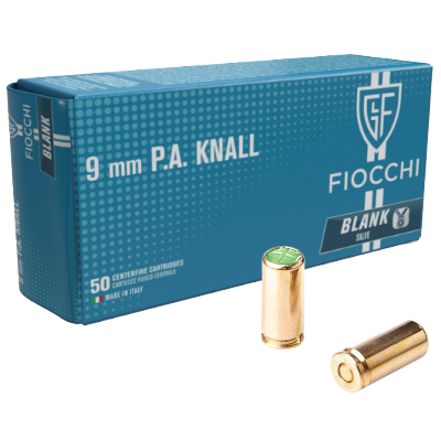 Fogueos (Bala de Salva) Fiocchi 9mm. Caja 50 Unidades