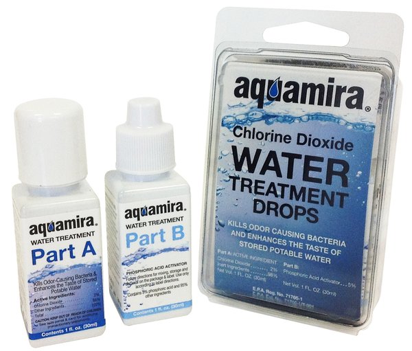 Aquamira Tratamiento de purificación de agua