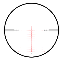 Mira telescópica Hawke Frontier 5-25X56 SF: FFP Mil Pro (25x)